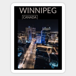 Winnipeg Manitoba Canada Gift for Canadian Canada Day Present Souvenir T-shirt Hoodie Apparel Mug Notebook Tote Pillow Sticker Magnet Sticker